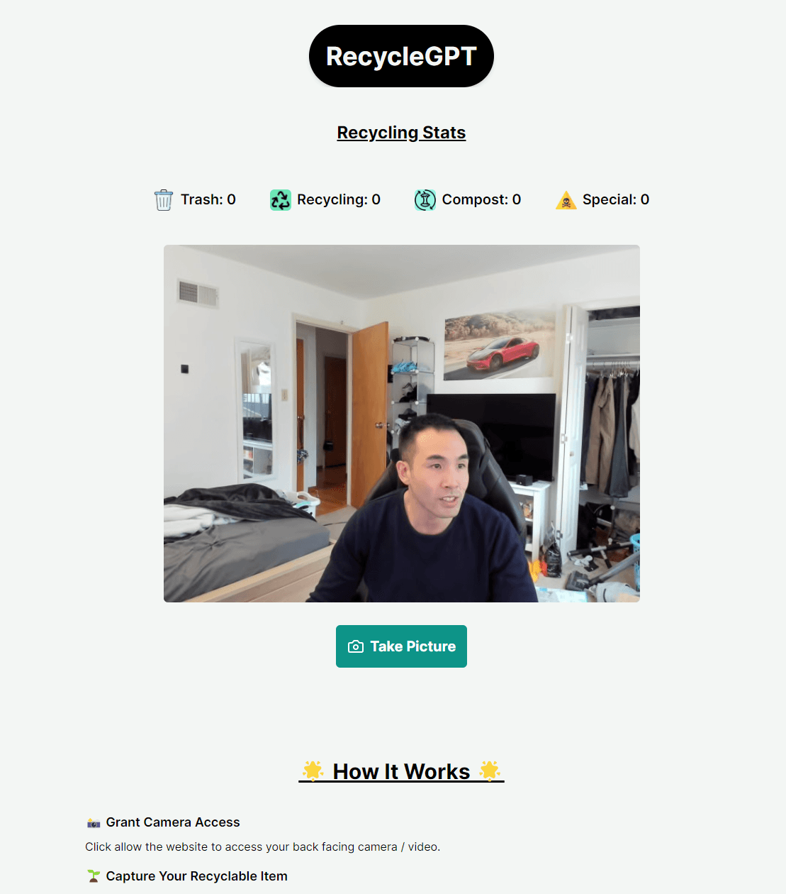 RecycleGPT Web App